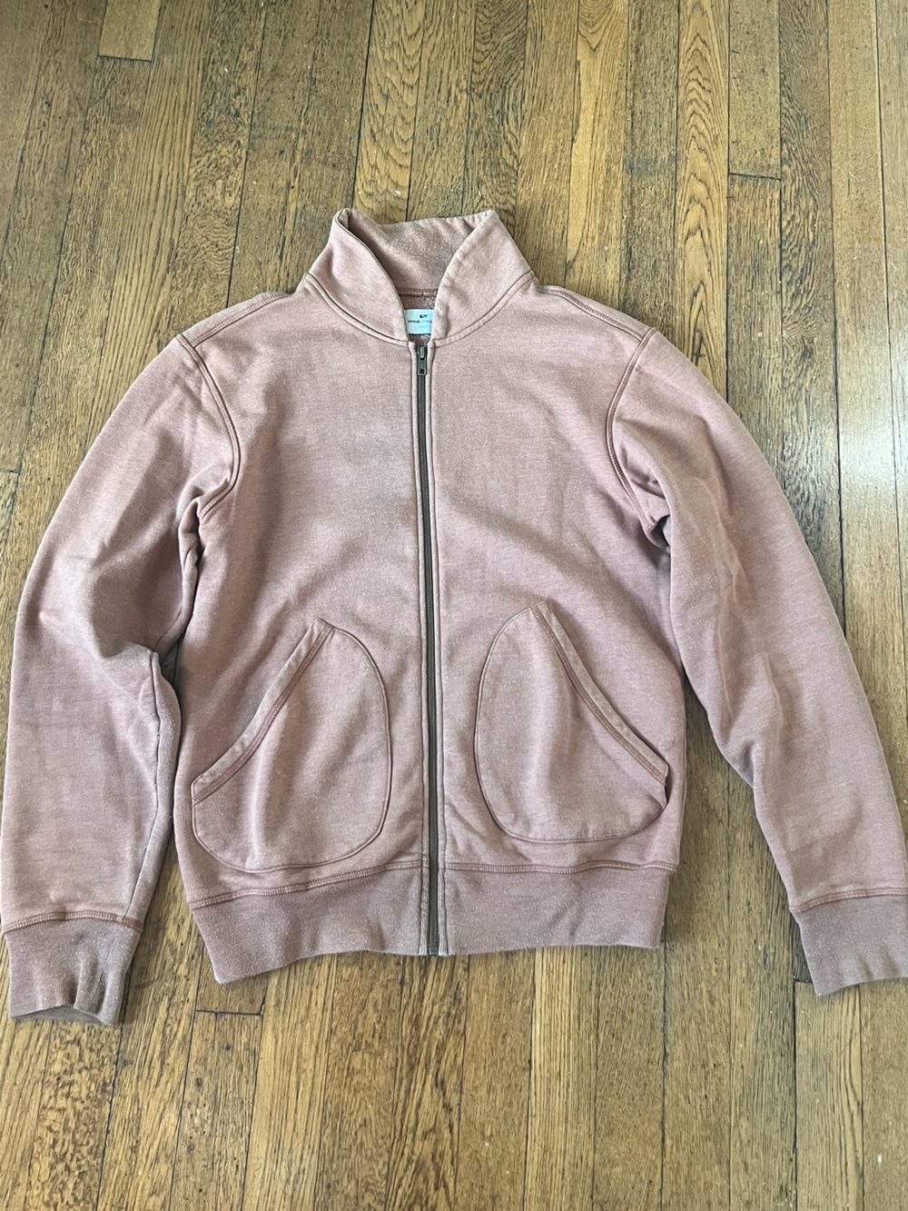 Loreak Mendian Zip Hoodie in Light Brown